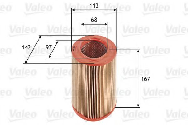 Filtru aer PEUGEOT 306 Break (7E, N3, N5) (1994 - 2002) VALEO 585623 piesa NOUA