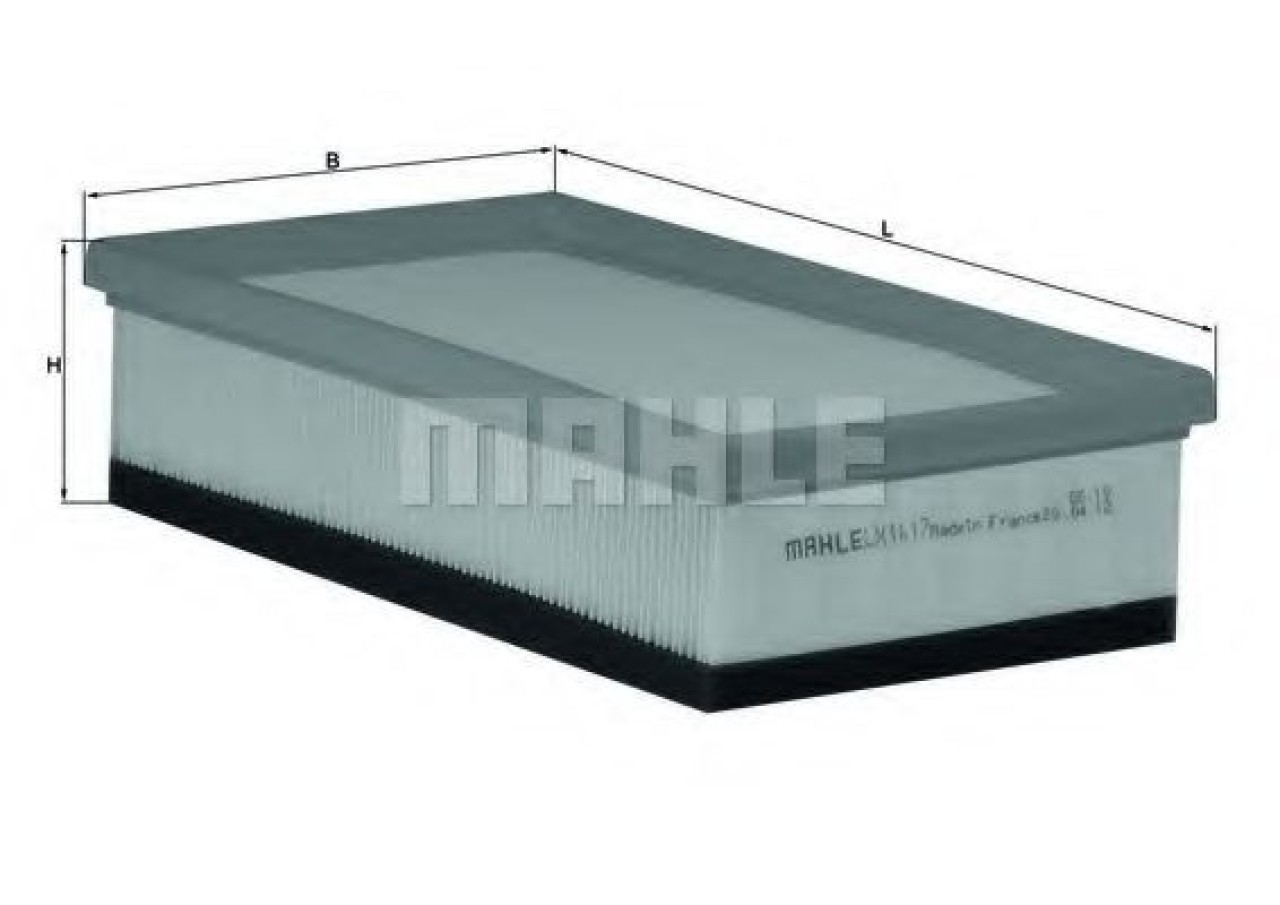 Filtru aer PEUGEOT 407 SW (6E) (2004 - 2016) MAHLE ORIGINAL LX 1617 piesa NOUA