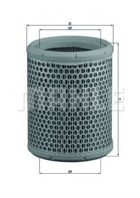 Filtru aer PEUGEOT PARTNER combispace (5F) (1996 - 2012) MAHLE ORIGINAL LX 384 piesa NOUA