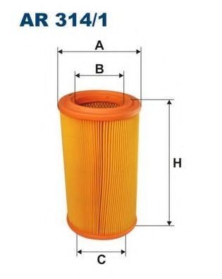 Filtru aer PEUGEOT PARTNER combispace (5F) (1996 - 2012) FILTRON AR314/1 piesa NOUA