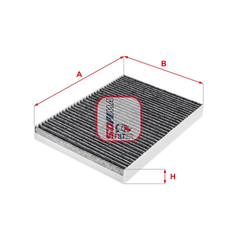 Filtru Aer Polen Carbon Activ Sofima Vag S 4292 CA