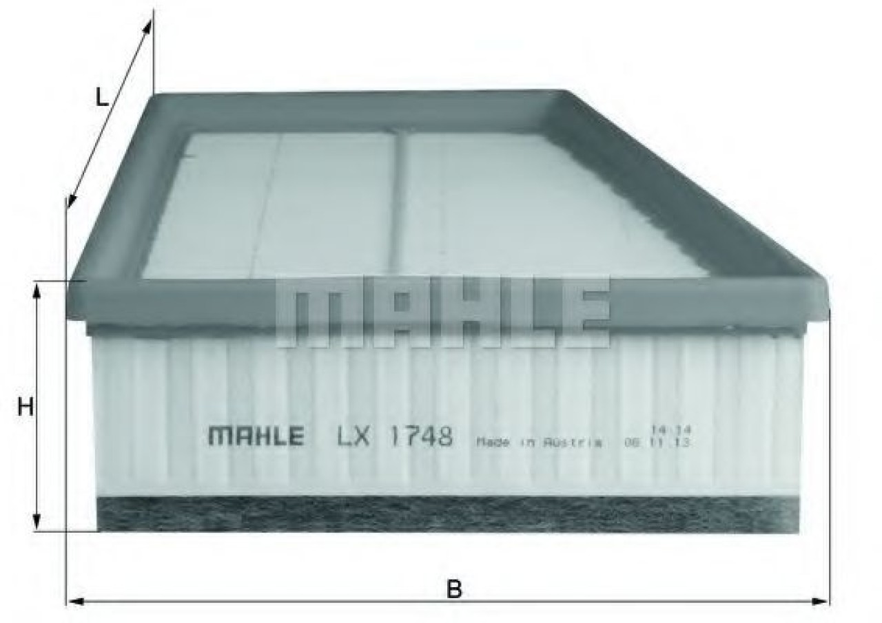 Filtru aer RENAULT FLUENCE (L30) (2010 - 2016) KNECHT LX 1748 piesa NOUA