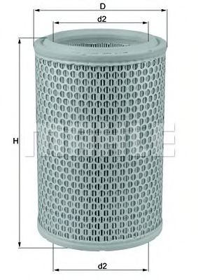Filtru aer RENAULT LAGUNA I (B56, 556) (1993 - 2001) KNECHT LX 660 piesa NOUA