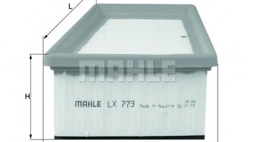 Filtru aer RENAULT LAGUNA II (BG0/1) (2001 - 2016) MAHLE ORIGINAL LX 773 piesa NOUA