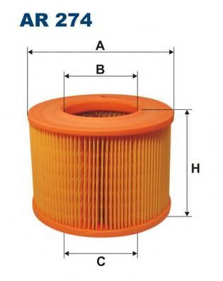 Filtru aer RENAULT MEGANE I (BA0/1) (1995 - 2004) FILTRON AR274 piesa NOUA
