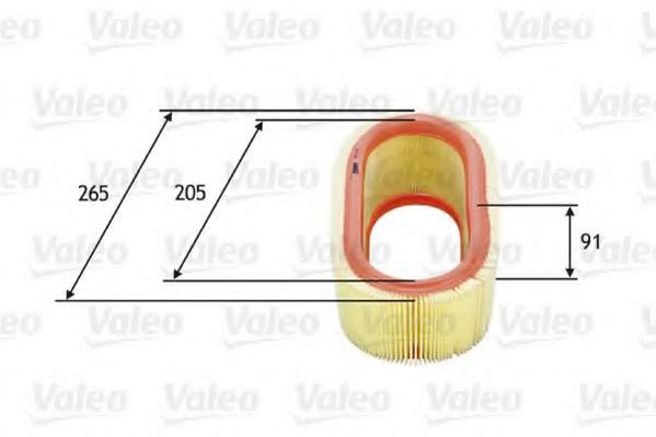 Filtru aer RENAULT MEGANE I Break (KA0/1) (1999 - 2003) VALEO 585647 piesa NOUA