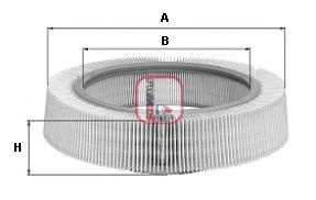 Filtru aer RENAULT MEGANE I Break (KA0/1) (1999 - 2003) SOFIMA S 3969 A piesa NOUA