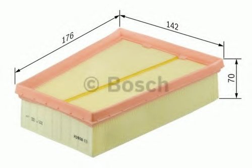 Filtru aer RENAULT MEGANE II (BM0/1, CM0/1) (2002 - 2011) BOSCH 1 457 433 529 piesa NOUA
