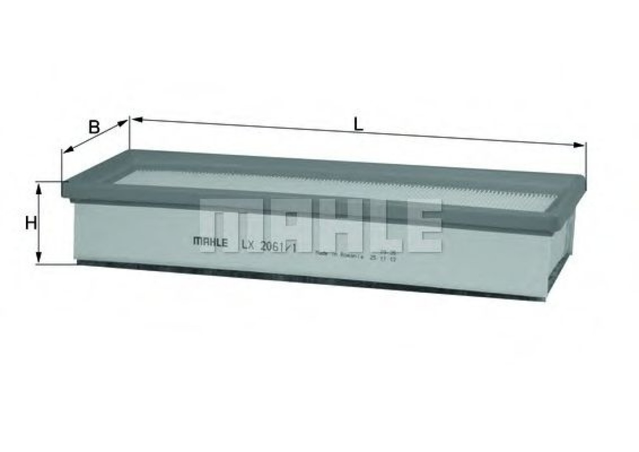 Filtru aer RENAULT SYMBOL II (LU1/2) (2008 - 2013) KNECHT LX 2061/1 piesa NOUA