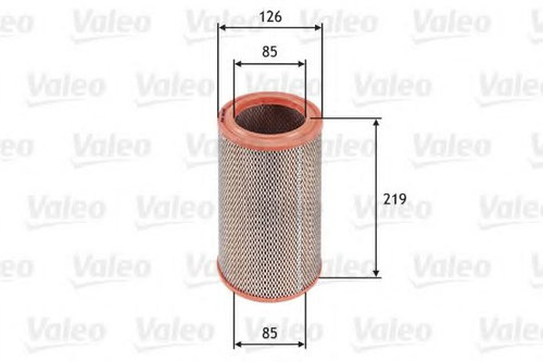 Filtru aer RENAULT TRAFIC I platou / sasiu (PXX) (1989 - 2001) VALEO 585609 piesa NOUA