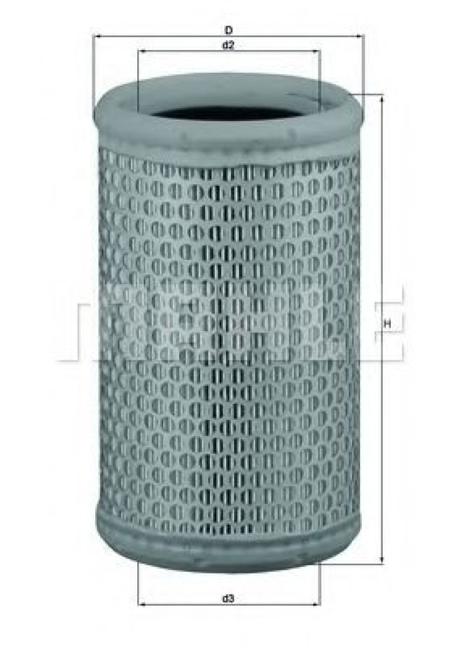 Filtru aer RENAULT TWINGO II (CN0) (2007 - 2014) KNECHT LX 646/1 piesa NOUA