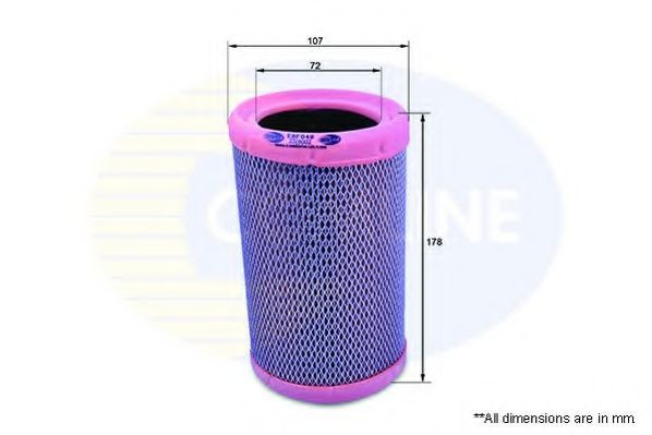 Filtru aer RENAULT TWINGO II (CN0) (2007 - 2014) COMLINE EAF048 piesa NOUA