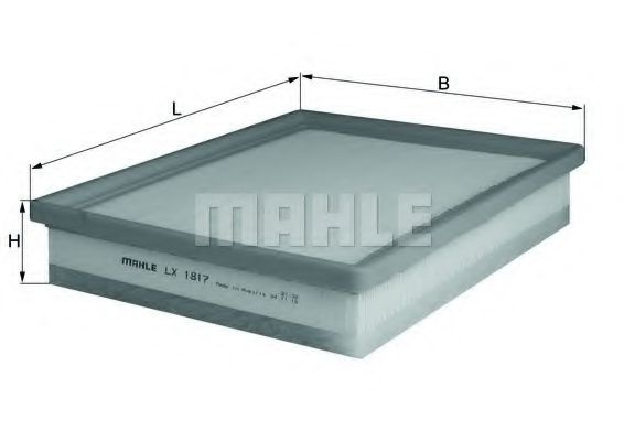 Filtru aer SAAB 9-3 Combi (YS3F) (2005 - 2016) MAHLE ORIGINAL LX 1817 piesa NOUA
