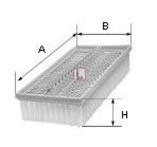 Filtru aer SAAB 9-3 (YS3F) (2002 - 2016) SOFIMA S 3189 A piesa NOUA