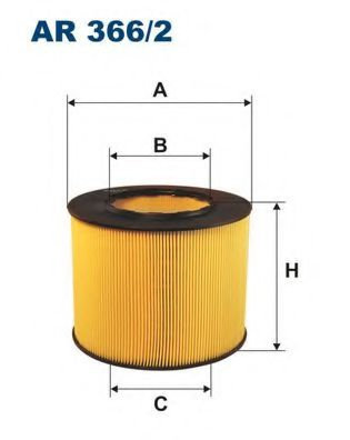 Filtru aer SAAB 9-5 (YS3E) (1997 - 2009) FILTRON AR366/2 piesa NOUA