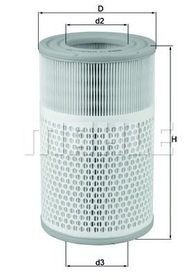Filtru aer SAAB 9-5 (YS3E) (1997 - 2009) KNECHT LX 2079 piesa NOUA