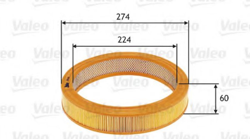 Filtru aer SEAT CORDOBA (6K1, 6K2) (1993 - 1999) VALEO 585619 piesa NOUA