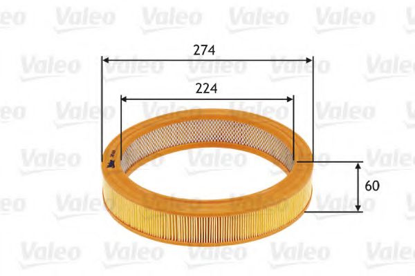 Filtru aer SEAT IBIZA III (6K1) (1999 - 2002) VALEO 585619 piesa NOUA