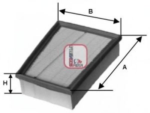 Filtru aer SEAT IBIZA IV (6L1) (2002 - 2009) SOFIMA S 9202 A piesa NOUA