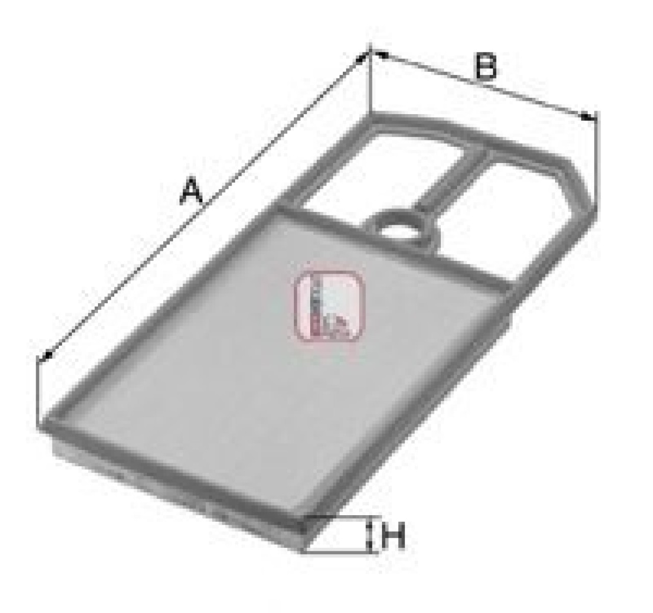 Filtru aer SEAT IBIZA IV (6L1) (2002 - 2009) SOFIMA S 3820 A piesa NOUA