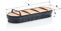 Filtru aer secundar (CF30100 MANN-FILTER) ARMATRAC,CLAAS,DEUTZ-FAHR,JOHN DEERE,LAMBORGHINI,LANDINI,V...