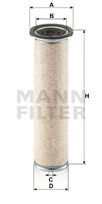 Filtru aer secundar (CF840 MANN-FILTER) CARRARO,JOHN DEERE