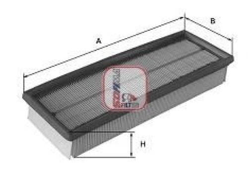 Filtru aer SKODA SUPERB II Combi (3T5) (2009 - 2015) SOFIMA S 2012 A piesa NOUA