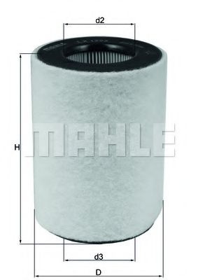 Filtru aer SMART CITY-COUPE (450) (1998 - 2004) MAHLE ORIGINAL LX 1792 piesa NOUA