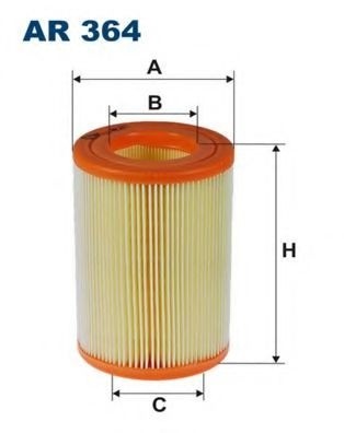Filtru aer SMART FORTWO Cupe (450) (2004 - 2007) FILTRON AR364 piesa NOUA