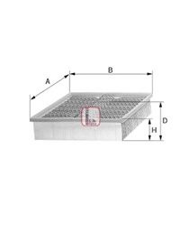 Filtru aer SSANGYONG KORANDO Cabrio (KJ) (1996 - 2016) SOFIMA S 0520 A piesa NOUA