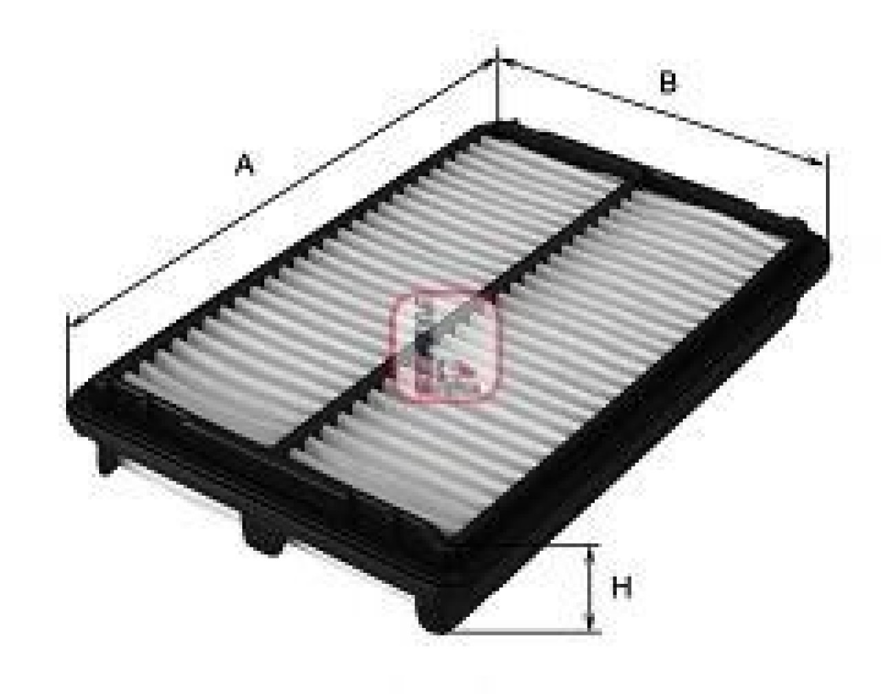 Filtru aer SUZUKI VITARA (ET) (2003 - 2005) SOFIMA S 0346 A piesa NOUA