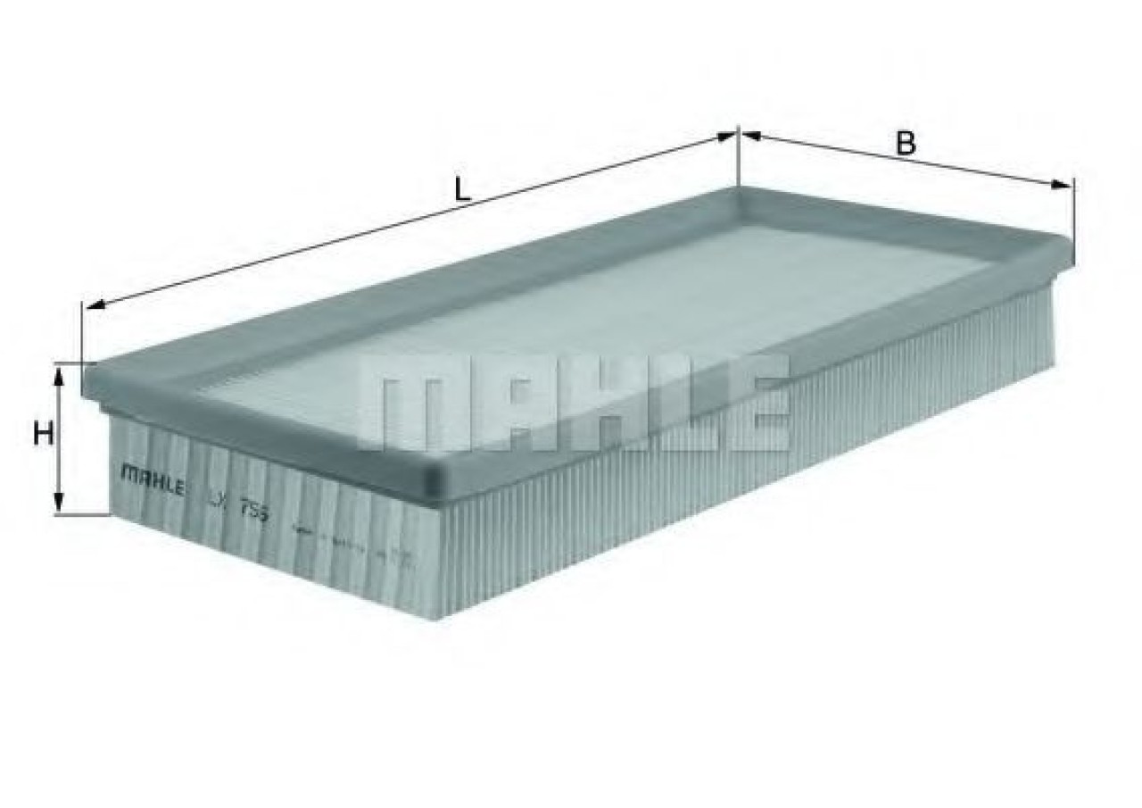 Filtru aer TOYOTA AVENSIS Liftback (T22) (1997 - 2003) MAHLE ORIGINAL LX 756 piesa NOUA