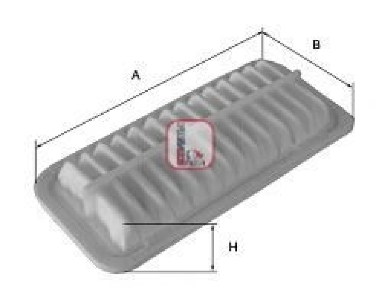 Filtru aer TOYOTA COROLLA Verso (ZER, ZZE12, R1) (2004 - 2009) SOFIMA S 3289 A piesa NOUA