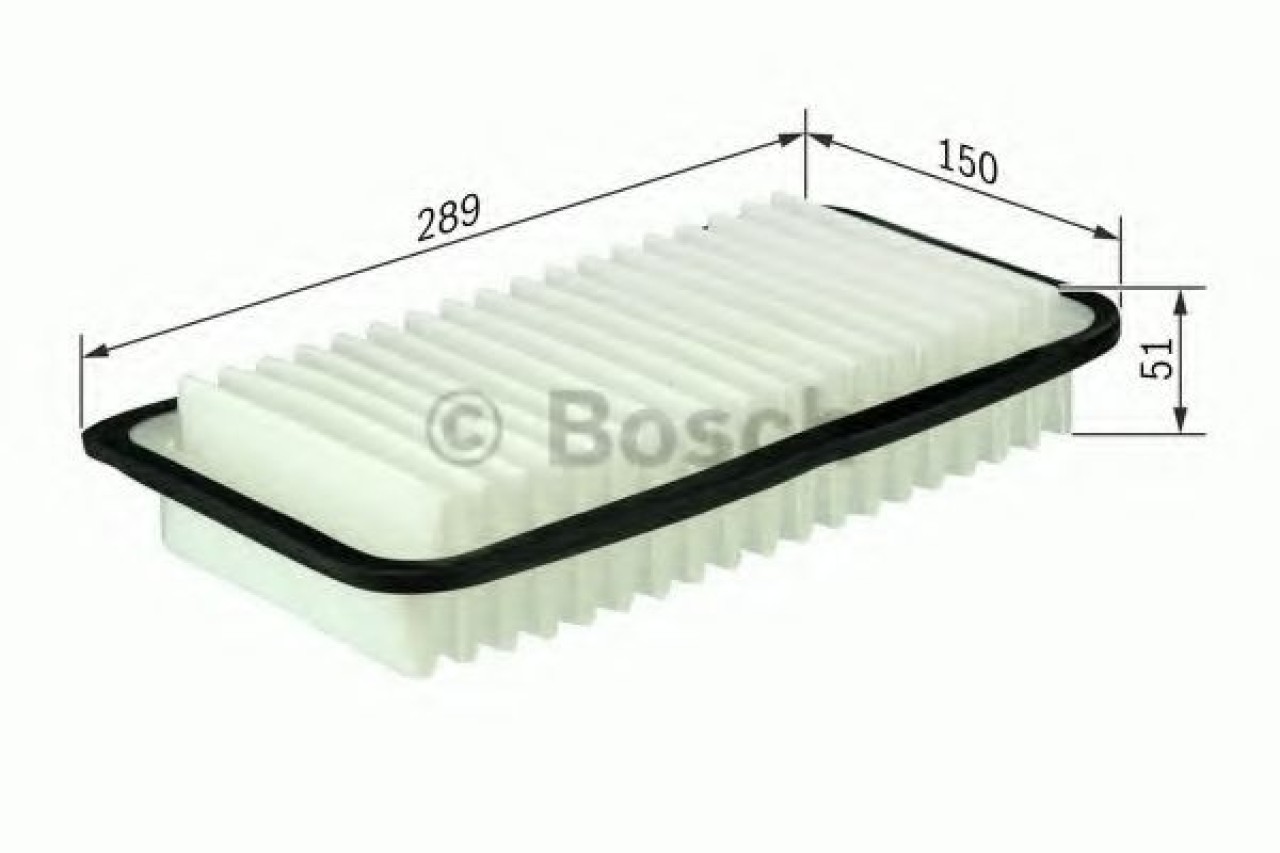 Filtru aer TOYOTA HILUX II pick-up (LN8, RN5, LN6, YN6, YN5, LN5, RN6) (1983 - 2005) BOSCH F 026 400 017 piesa NOUA