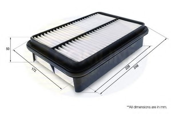 Filtru aer TOYOTA HILUX II pick-up (LN8, RN5, LN6, YN6, YN5, LN5, RN6) (1983 - 2005) COMLINE CTY12171 piesa NOUA