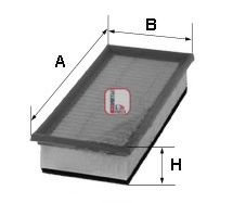 Filtru aer TOYOTA URBAN CRUISER (NSP1, NLP1, ZSP1, NCP11) (2007 - 2016) SOFIMA S 3470 A piesa NOUA