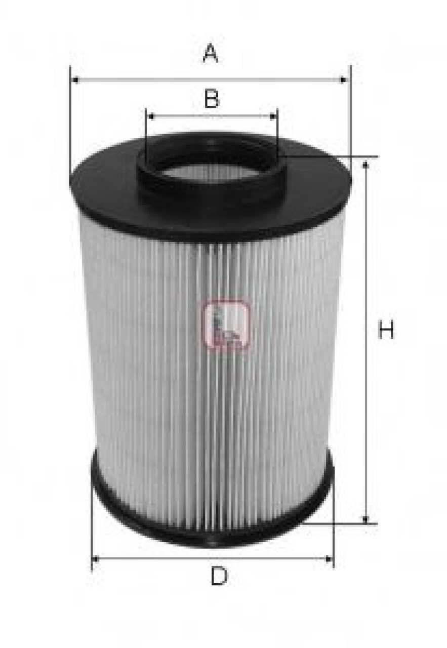 Filtru aer VOLVO C30 (2006 - 2012) SOFIMA S 2722 A piesa NOUA