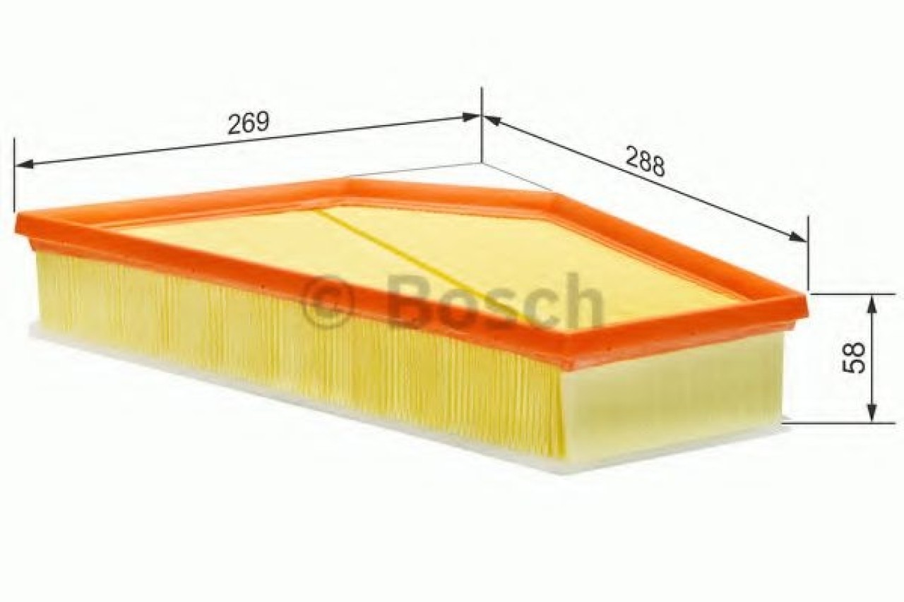 Filtru aer VOLVO S40 II (MS) (2004 - 2016) BOSCH F 026 400 255 piesa NOUA