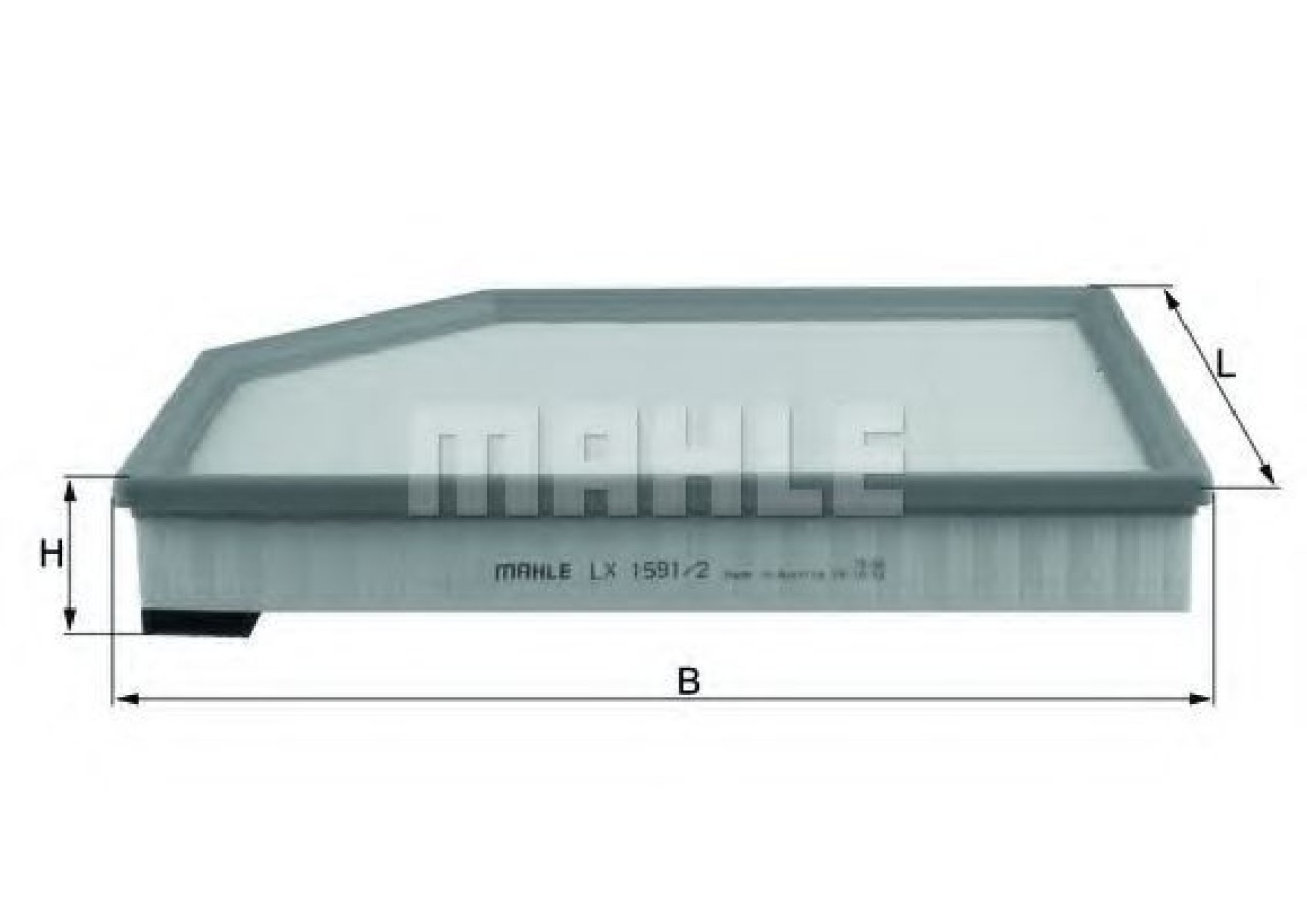 Filtru aer VOLVO S60 II (2010 - 2016) KNECHT LX 1591/2 piesa NOUA