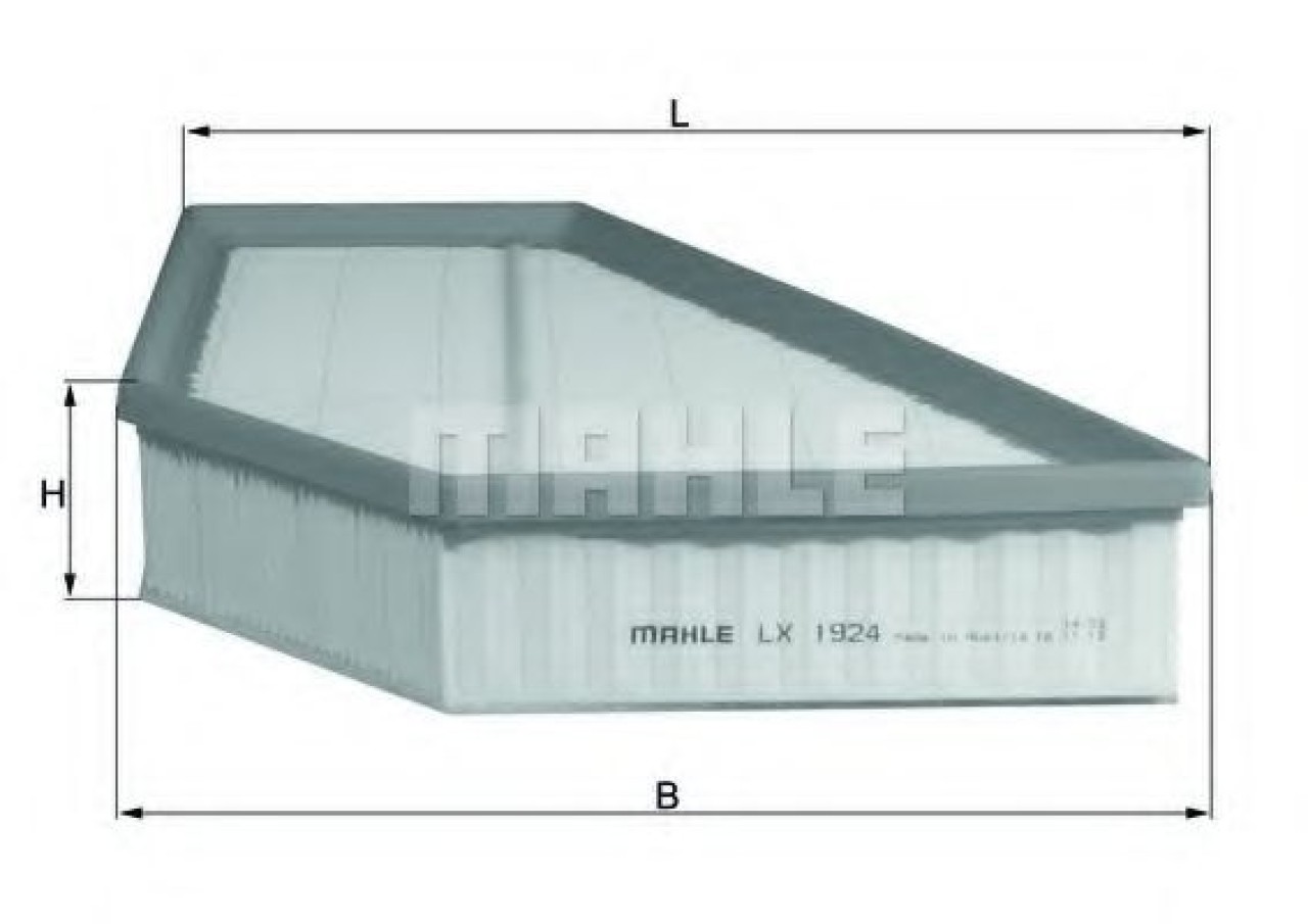 Filtru aer VOLVO V50 (MW) (2004 - 2016) MAHLE ORIGINAL LX 1924 piesa NOUA