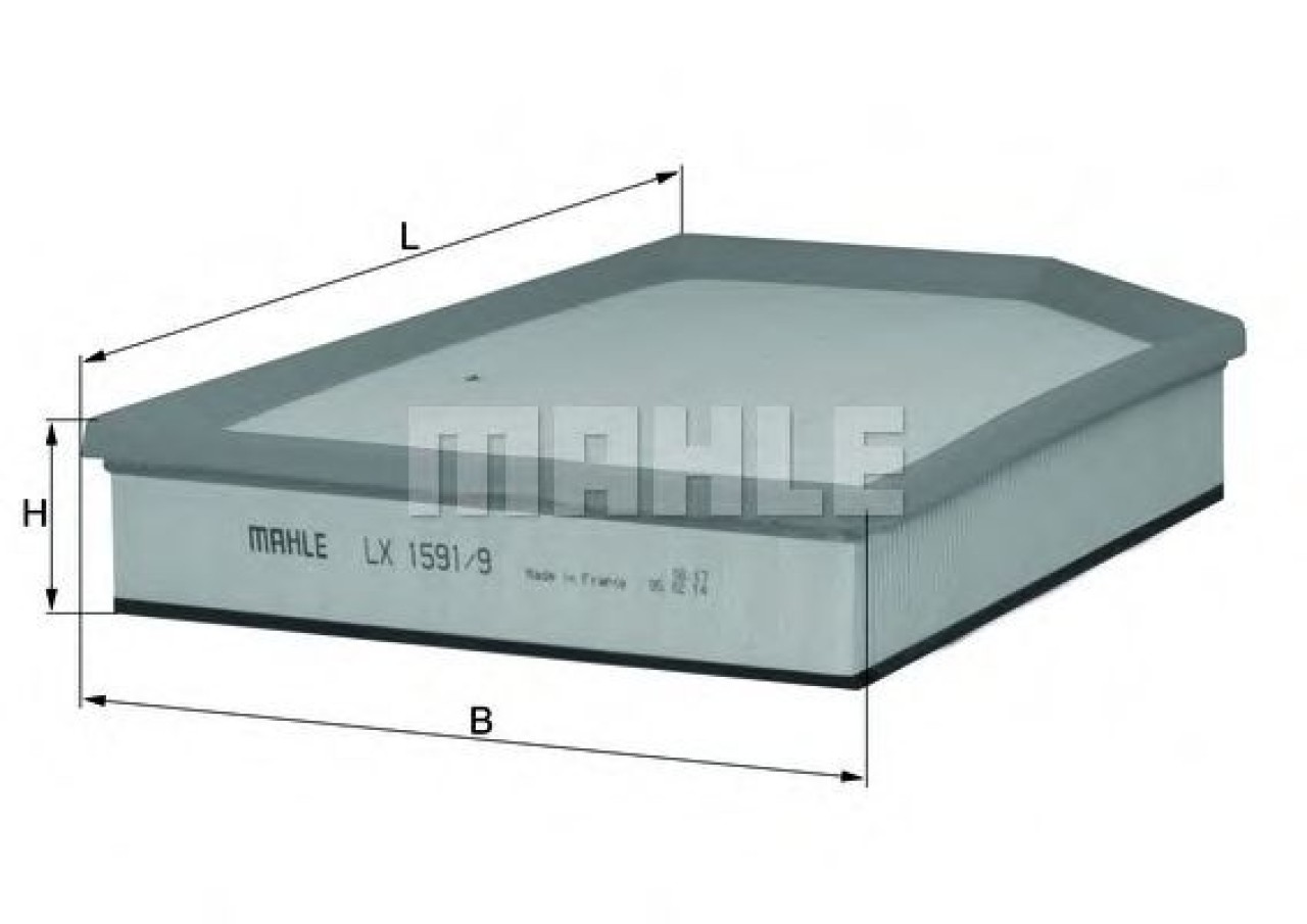 Filtru aer VOLVO V60 (2010 - 2016) MAHLE ORIGINAL LX 1591/9 piesa NOUA