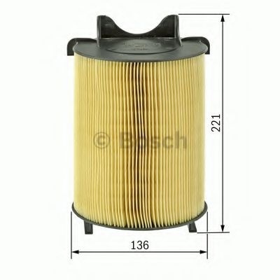 Filtru aer VW BEETLE Cabriolet (5C7) (2011 - 2016) BOSCH 1 987 429 405 piesa NOUA