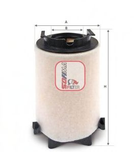 Filtru aer VW EOS (1F7, 1F8) (2006 - 2016) SOFIMA S 2512 A piesa NOUA