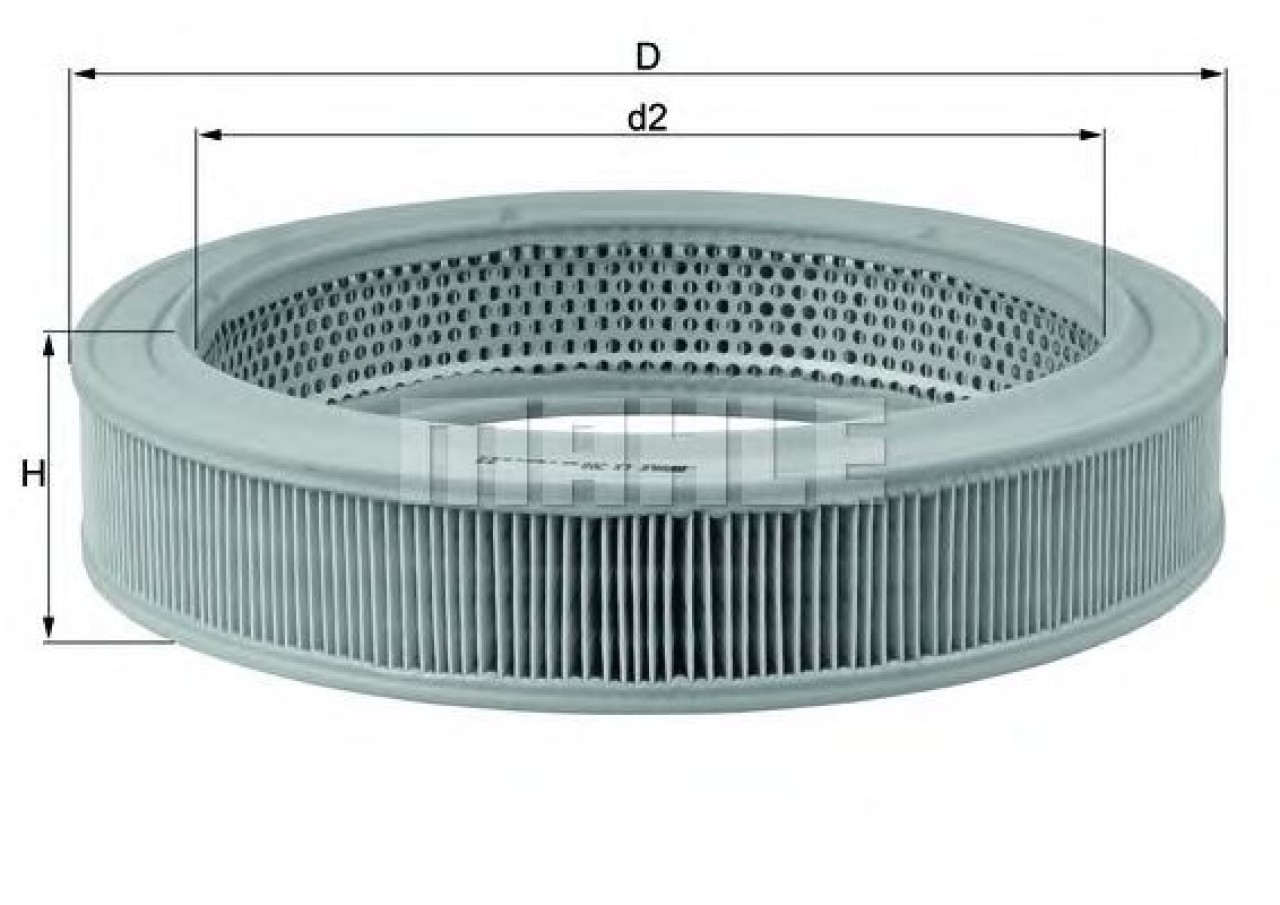 Filtru aer VW GOLF III (1H1) (1991 - 1998) KNECHT LX 208 piesa NOUA