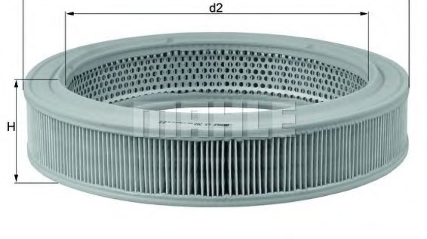 Filtru aer VW GOLF III Variant (1H5) (1993 - 1999) MAHLE ORIGINAL LX 208 piesa NOUA