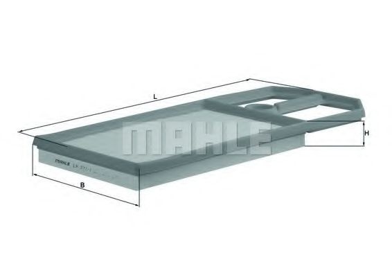 Filtru aer VW GOLF IV (1J1) (1997 - 2005) KNECHT LX 571/1 piesa NOUA