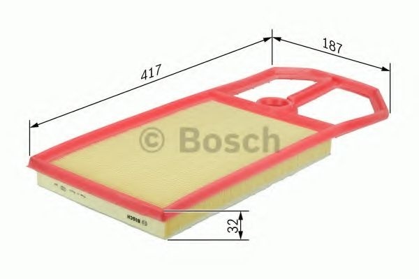 Filtru aer VW GOLF IV Variant (1J5) (1999 - 2006) BOSCH 1 457 433 716 piesa NOUA