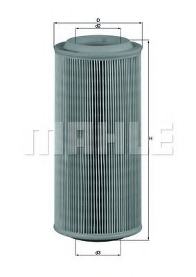 Filtru aer VW LUPO (6X1, 6E1) (1998 - 2005) MAHLE ORIGINAL LX 685 piesa NOUA
