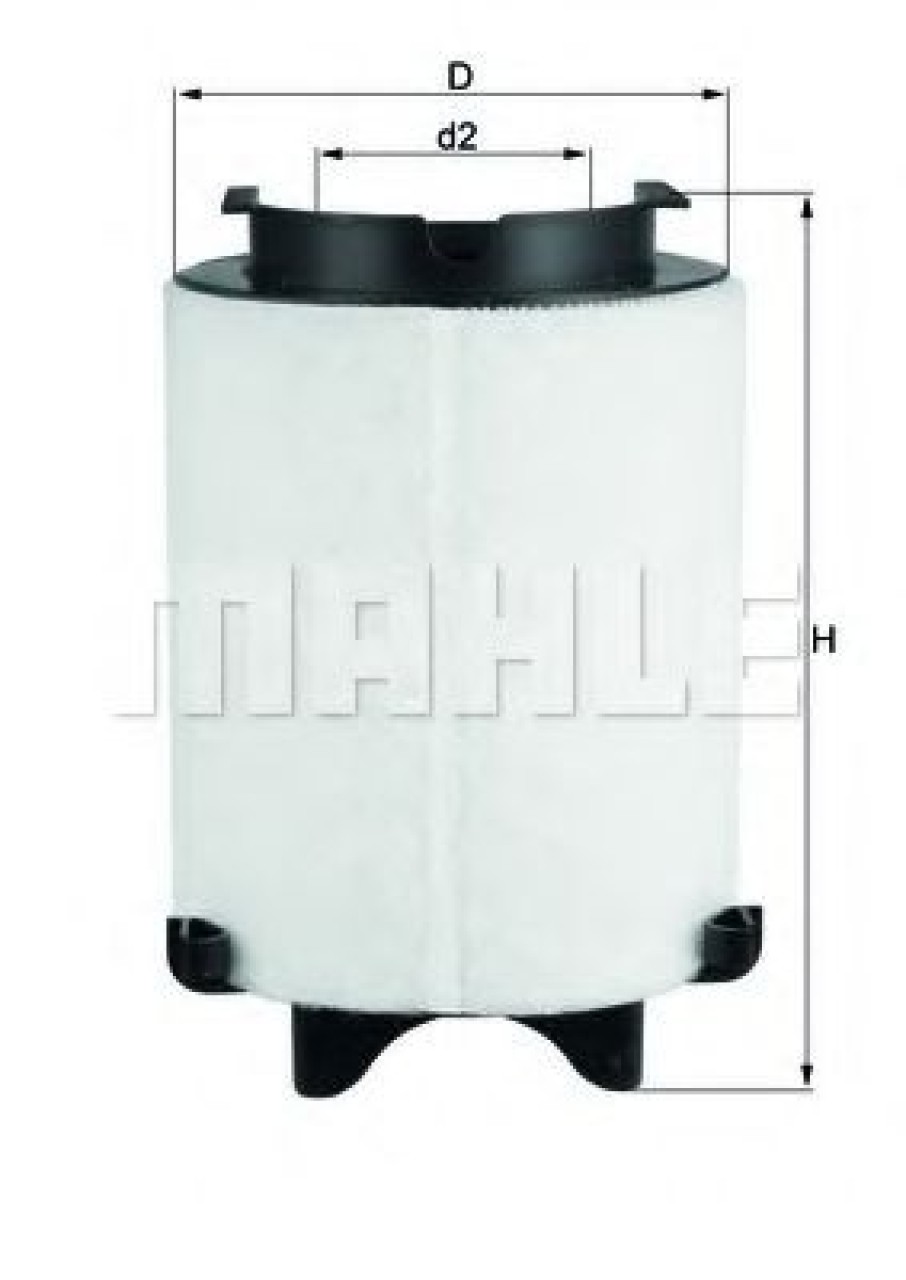 Filtru aer VW PASSAT Variant (365) (2010 - 2014) MAHLE ORIGINAL LX 1566/1 piesa NOUA