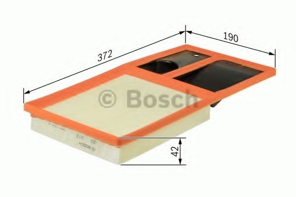 Filtru aer VW POLO (6R, 6C) (2009 - 2016) BOSCH F 026 400 035 piesa NOUA